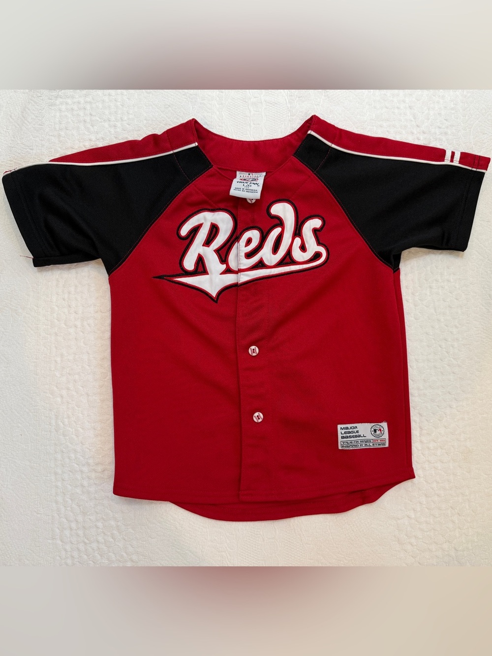 Cincinnati Reds MLB Jersey Youth Large 7